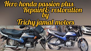 hero honda passion plus full painting video in tamil(@ColourpointZuber