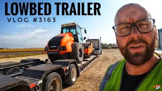 LOWBED TRAILER | My Trucking Life | Vlog #3163