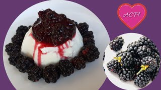 Panna cotta alle more: facile e buona