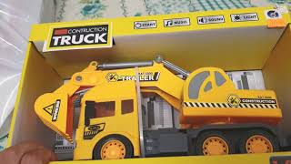 Mở hộp xe đồ chơi (Unboxing The Contruction Truck Toys)