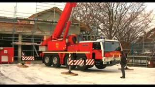 Vorstellung Feuerwehrkran Garmisch