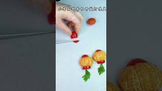 Decorations dishes fruit vegetables food art creations bananas mix fruit and vegetables #shorts