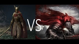 Dark Souls III Маления (косплей) vs Рыцарь-раб Гаэль NG+ | Malenia vs Slave Knight Gael NG+