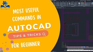 Most Useful Commands in AutoCAD | AutoCAD Tutorials in Tamil | Civil Knowledge Tamil | MDS #cad