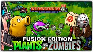 ГУФИ ОРЕХ И УРОВЕНЬ в 10 ВОЛН!!! 🌱 НОВЫЙ МОД С ГИБРИДАМИ PVZ! ◉ Plants Vs Zombies FUSION EDITION