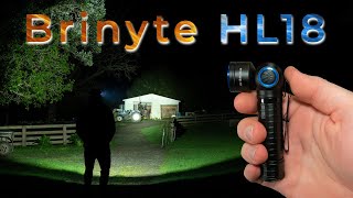 Brinyte HL18, Multi-Use Tool Light, SFT40 - 1600 Lumens - 308m