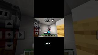 MINECRAFT: SMALLEST AT EVERY AGE😍(WORLD SMALLEST VIOLIN) #minecraft #viral #shorts #z_rim