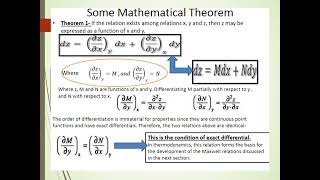 CETD I Fundamental Property Relations