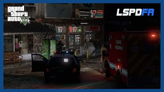 GTA V - LSPDFR🚔 - LSSD/LASD - Patrol - Shootout | - 4K