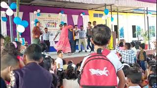 Group dance by gents teaching staff   and hostel wardens//#North East public school