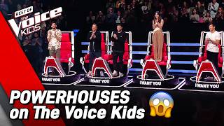 Phenomenal POWERHOUSES on The Voice Kids! 🔥