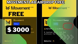 MovementLab Huge Airdrop For Airdrop Farmers