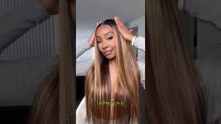 So beautiful! link in bio!#wig #wiginstall #wigstyling #hairtutorial #fyp #zlikehair #highlightwig