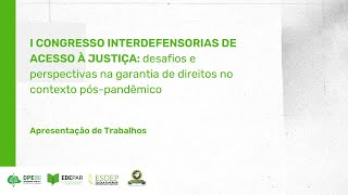 Apresentação de Trabalhos (Resumos e Artigos Científicos)