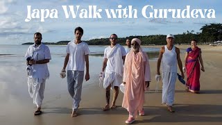 Jay Gurudev ~ Maha Mantra Japa Walk with Srila Bhaktivedanta Vana Goswami Maharaja