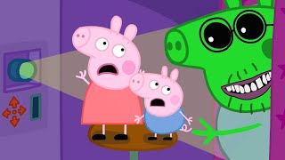 Peppa Zombie, Dad Zombies in photo studio🧟‍♀️ Peppa Pig Funny Animation