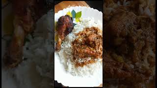 Jeerarice, Chicken curry &Chicken Fry|#shorts | A&V Tasteland.