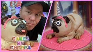 Unicorn Pug / PuggiCorn Cake (How To)