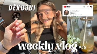 vlog: 10k na YouTube! 🥹❤️🙏🏼 Video rozhovor, zlé znamení? Beauty balíčky & novinky! 🔗 DĚKUJU!