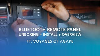 Bluetooth Remote Panel Unboxing + Install + Overview - Voyages of Agape