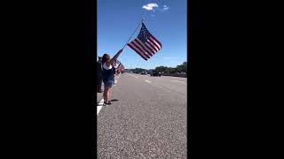 Missourians honor procession of fallen Marine killed in Afghanistan