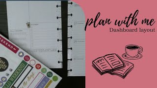 Plan with me - Mini HP Dashboard