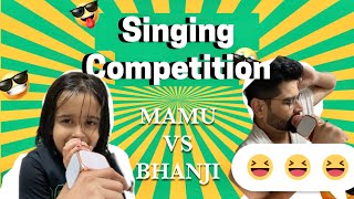 Singing Competition 🏆 @evacutiepie3234 @rahulsavant143