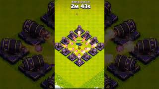 All Heroes Vs Max Cannons | Clash of Clans #clashofclans #coc #clashroyale #shorts #clash #supercell