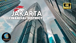 Jakarta SCBD Financial District [Indonesia 🇮🇩] 4K 60fps Walking Tour