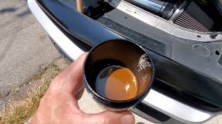 3.6L Ripp Oil Catch Can, second look What it Caught. Dodge Challenger