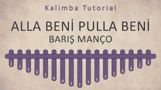 Barış Manço - Alla Beni Pulla Beni | Kalimba Academy Tutorials