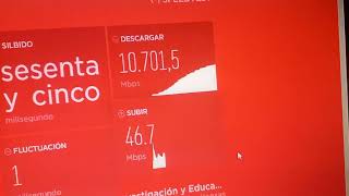 10702 Mbps Speedtest Inalambrico ⚡ 👽 14/1/2023 🇲🇽