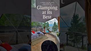 Luxurious getaway in New Brunswick | OG Domes premium suite tour 🥂 #glamping #shorts