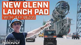 First Ever Tour Of Blue Origin's Massive New Glenn Launch Pad w/ Jeff Bezos!