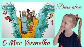 Deus abre o Mar Vermelho🌊  História Bíblica | Contando Histórias | Radicais Kids | Bíblia & Crianças