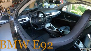 BMW E92 Bucket Seat Install