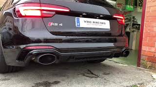 AUDI RS4 B9 Milltek Sport Cat Back Non-Resonated (Race - Louder) exhaust sound