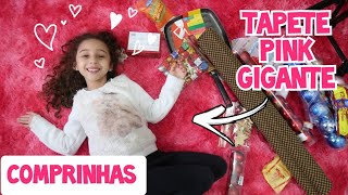 COMPRAMOS UM TAPETE PINK GIGANTE| Dudda Alves