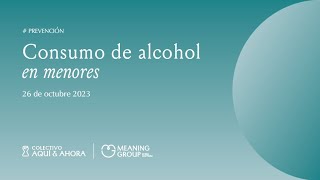 Consumo de alcohol en menores