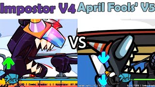 Danger FNF - Impostor v4 VS Impostor v5 | Friday Night Funkin' Vs. Impostor April Fools' Update