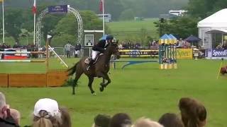 Richard Howley and Chinook winning the Grand Prix at Bramham International Horse Trials 2016