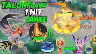 24 Kills! Talonflame New One Shot Damage build for Brave Bird! Best Build Pokemon unite