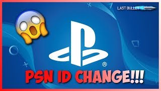 BREAKING PSN NEWS!!! (GAMERTAG CHANGE)