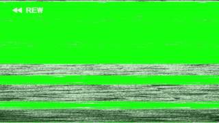 VHS Rewind Effect - 4K Green screen FREE high quality effects