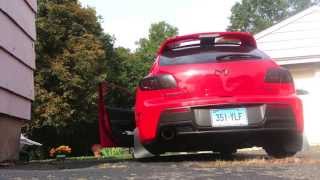 Fully Bolted Mazdaspeed 3, Straight Piped, Exhaust Clip, with 2 Step