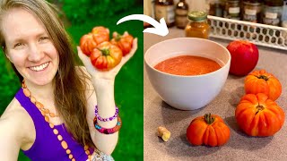 EASY Gazpacho Recipe | Raw Vegan Tomato Soup 🍅