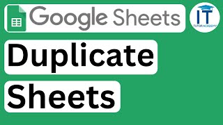 How to Duplicate Sheets in Google Sheets