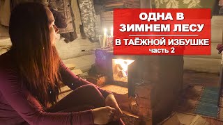 ОДИНОЧНЫЙ ЗИМНИЙ ПОХОД | ЖИВУ В ИЗБЕ | АНОМАЛЬНАЯ ЗОНА| ЧАСТЬ 2