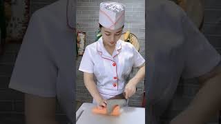 Easy - How to Cut Carrot Romb Slices: Chef Techniques