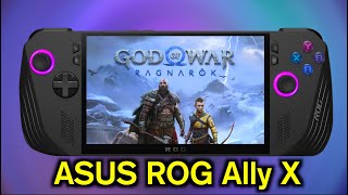 ROG ALLY X - God of War Ragnarok Mind-blowing FPS!